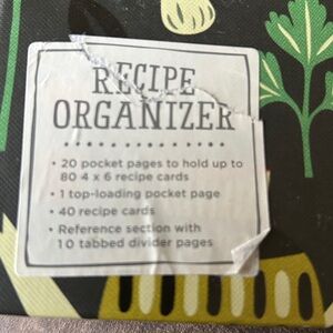 Hallmark Recipe Organizer 
Never used.